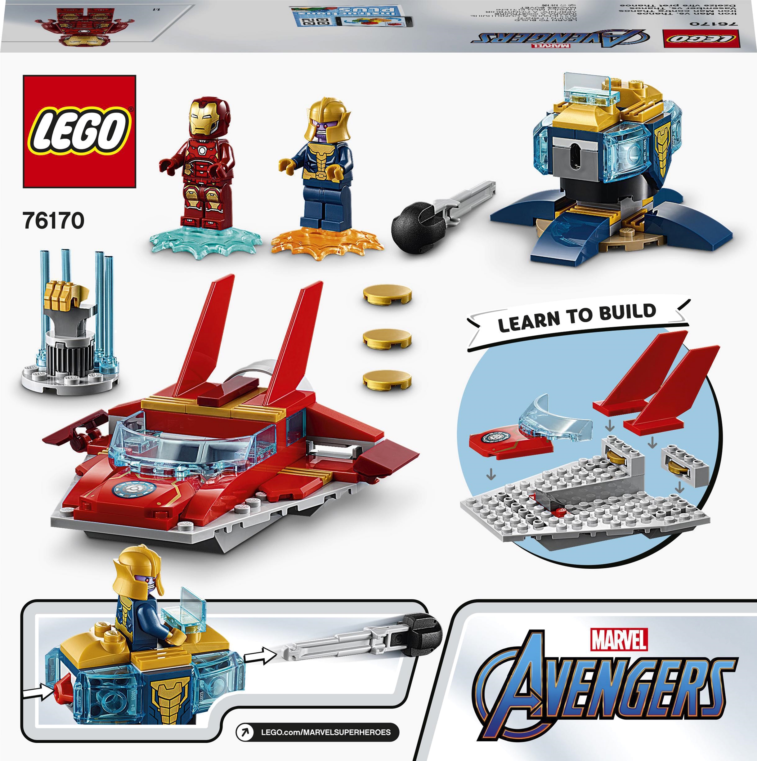 Конструктор LEGO Super Heroes Marvel Железный Человек против Таноса 103  детали 76170) – фото, отзывы, характеристики в интернет-магазине ROZETKA |  Купить в Украине: Киеве, Харькове, Днепре, Одессе, Запорожье, Львове