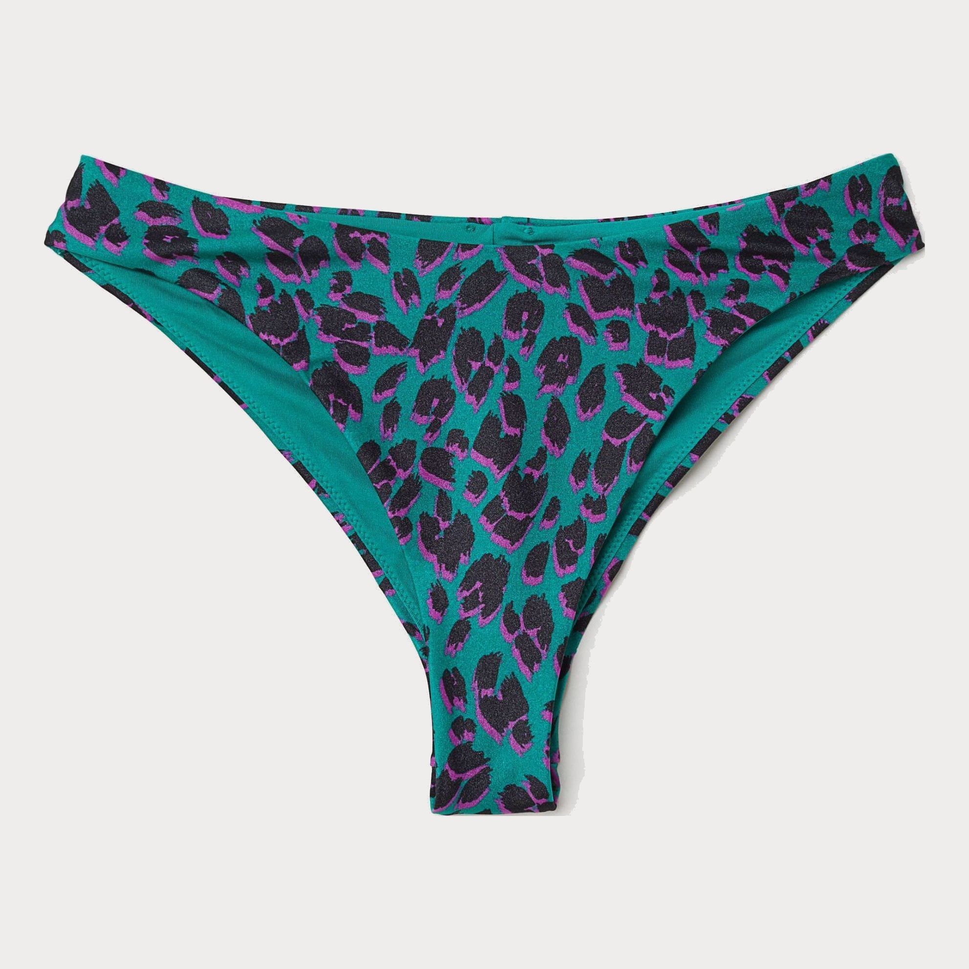 

Нижняя часть купальника H&M 6388117-AANP 46 Зеленая в цветные узоры