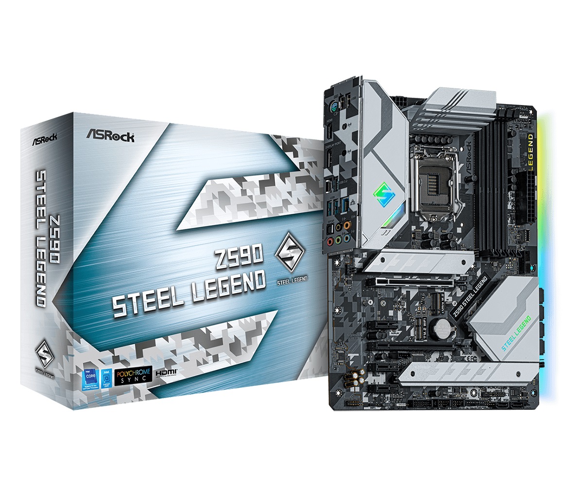 

Материнская плата ASRock Z590 Steel Legend Socket 1200