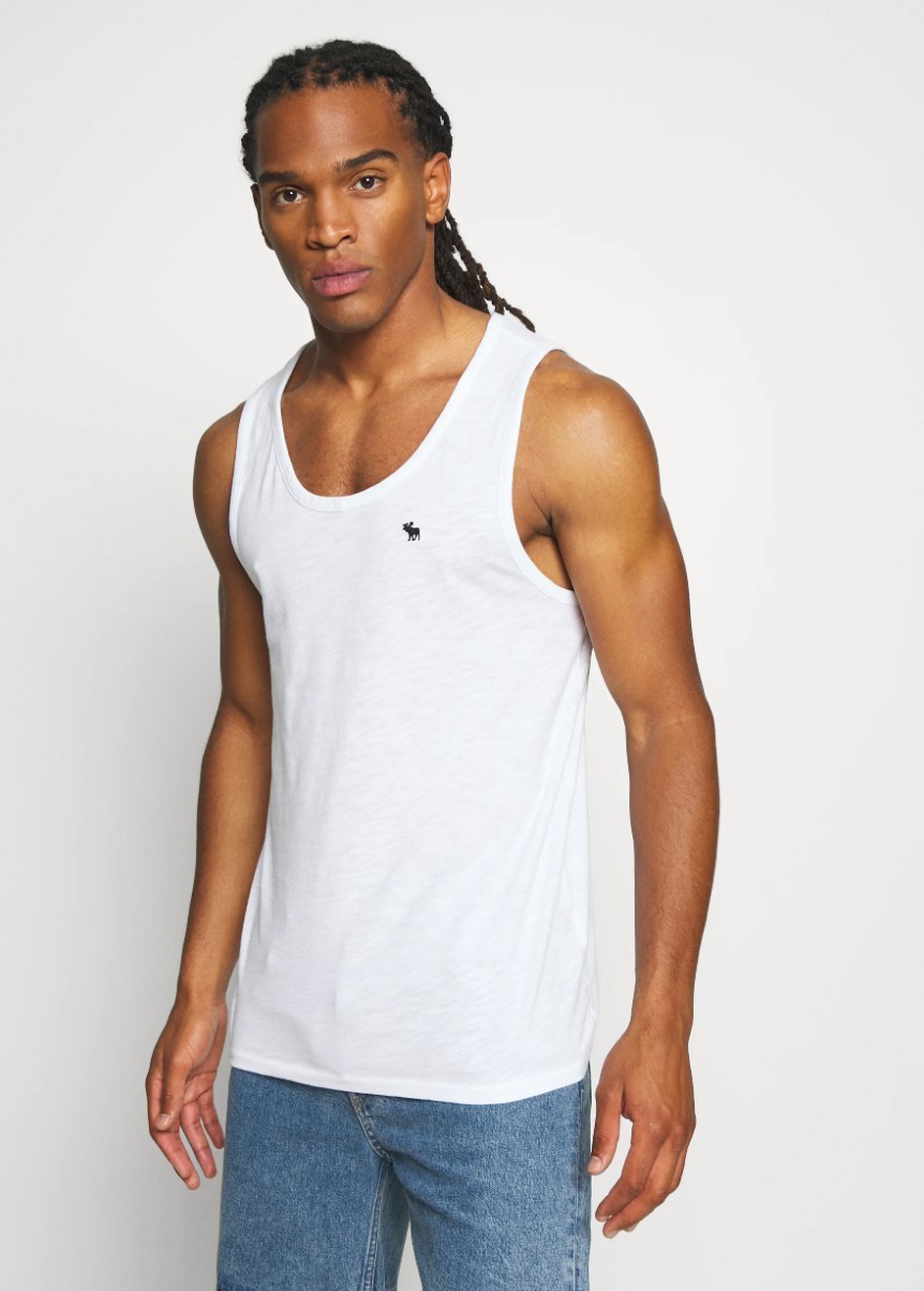

Майка Abercrombie & Fitch 3 шт.  Белая, Майка Abercrombie & Fitch 3 шт. L Белая