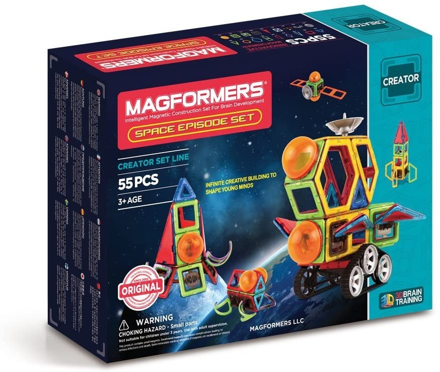 

Конструктор магнітний Magformers Space Episode Set, Космічний епізод 55 деталей (03014) (703014)
