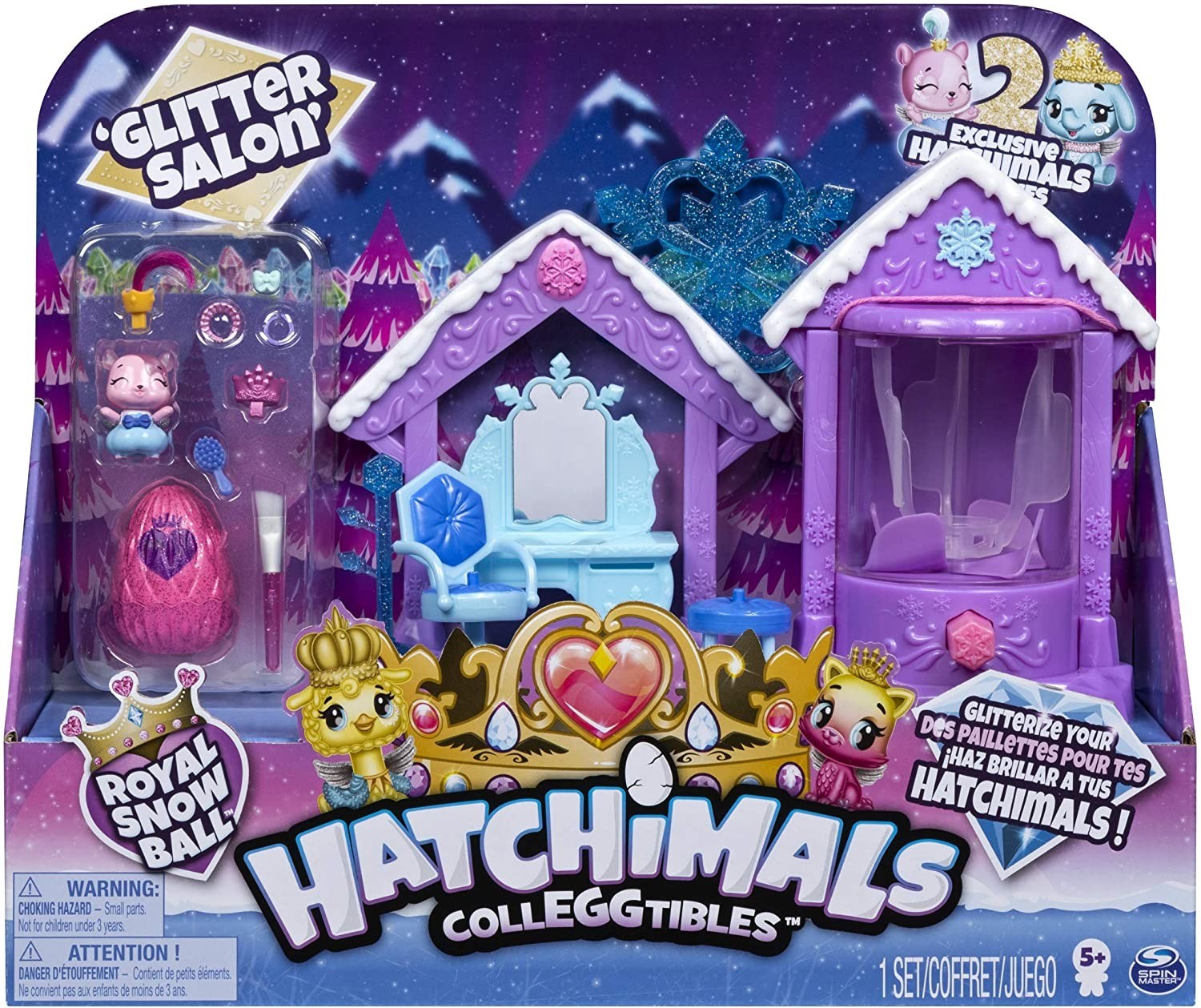 

Ігровий набір Hatchimals Colleggtibles Season 6 Glitter Salon Салон Блискіток (6047221) (B07P3G74L9)