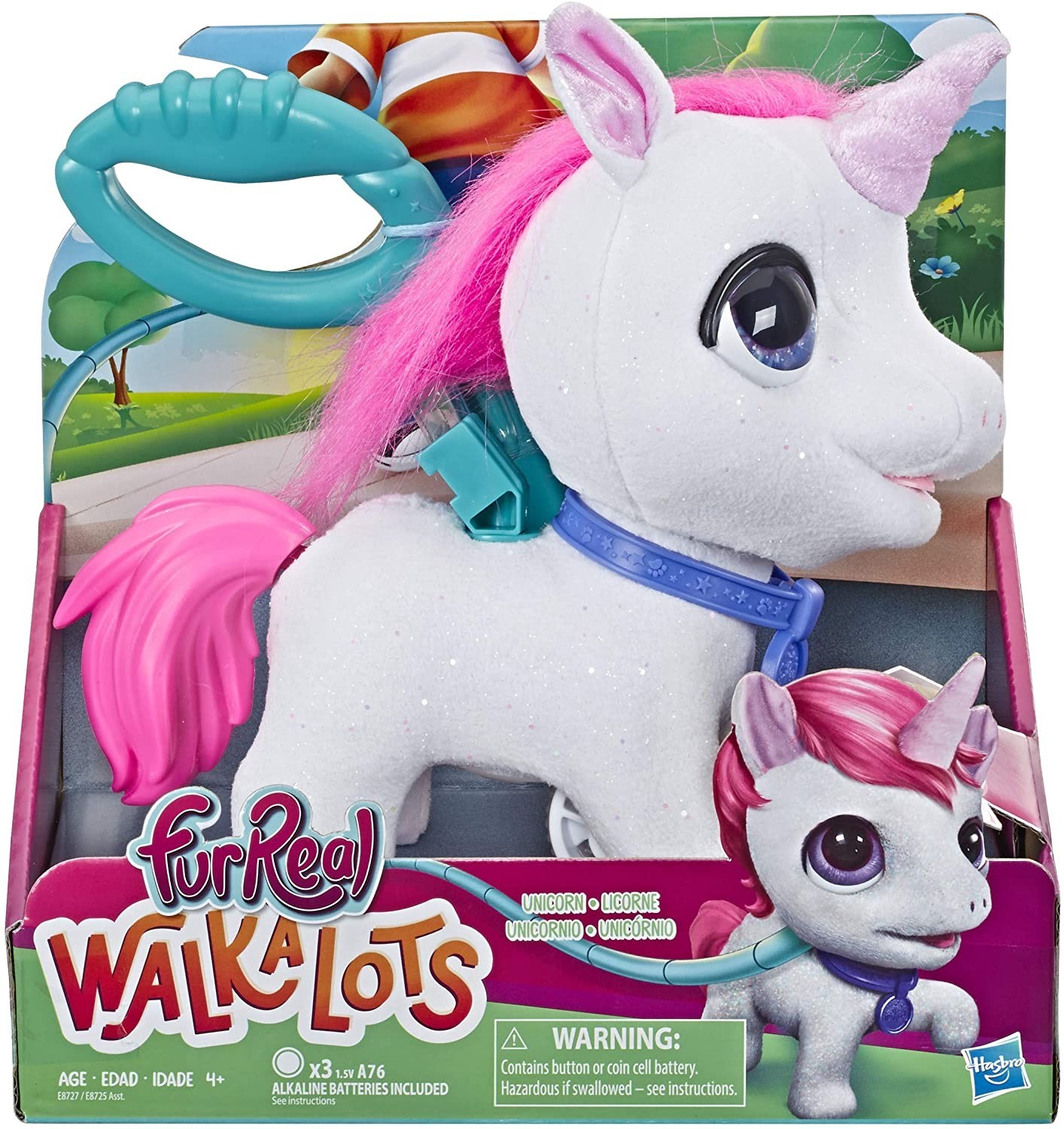 

Интерактивная игрушка furReal Walkalots Big Wags Единорог на поводке (E8727AS00)