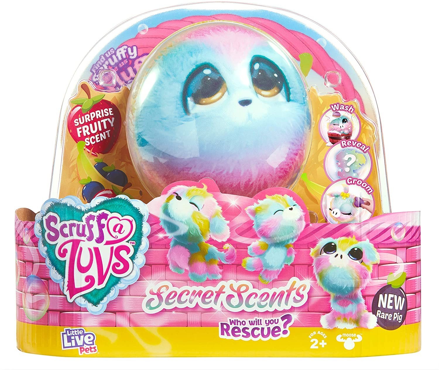 

Набор игрушка-сюрприз Moose Little Live Pets Scruff-A-Luvs, Secret Scents Тайные ароматы (30059)