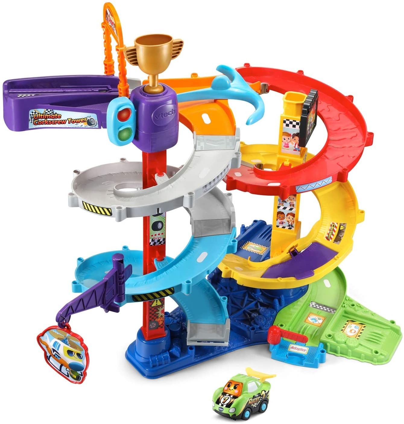 

Ігровий набір VTech Go! Go! Smart Wheels Ultimate Corkscrew Tower Штопорна вежа анг.мова (80-535000)