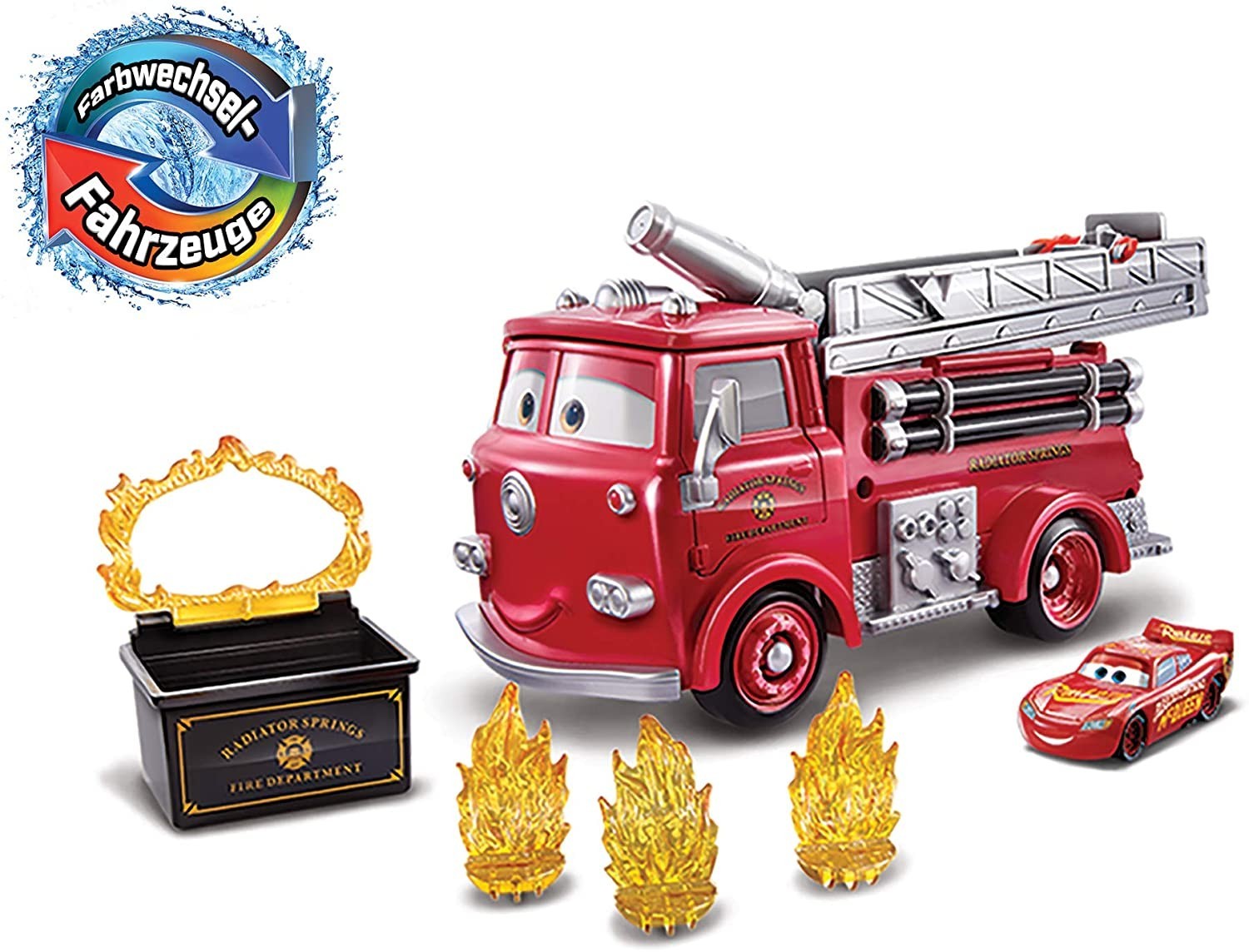 

Игровой набор Mattel Disney and Pixar Cars Stunt and Splash Red with Color Change Lightning McQueen (GPH80)