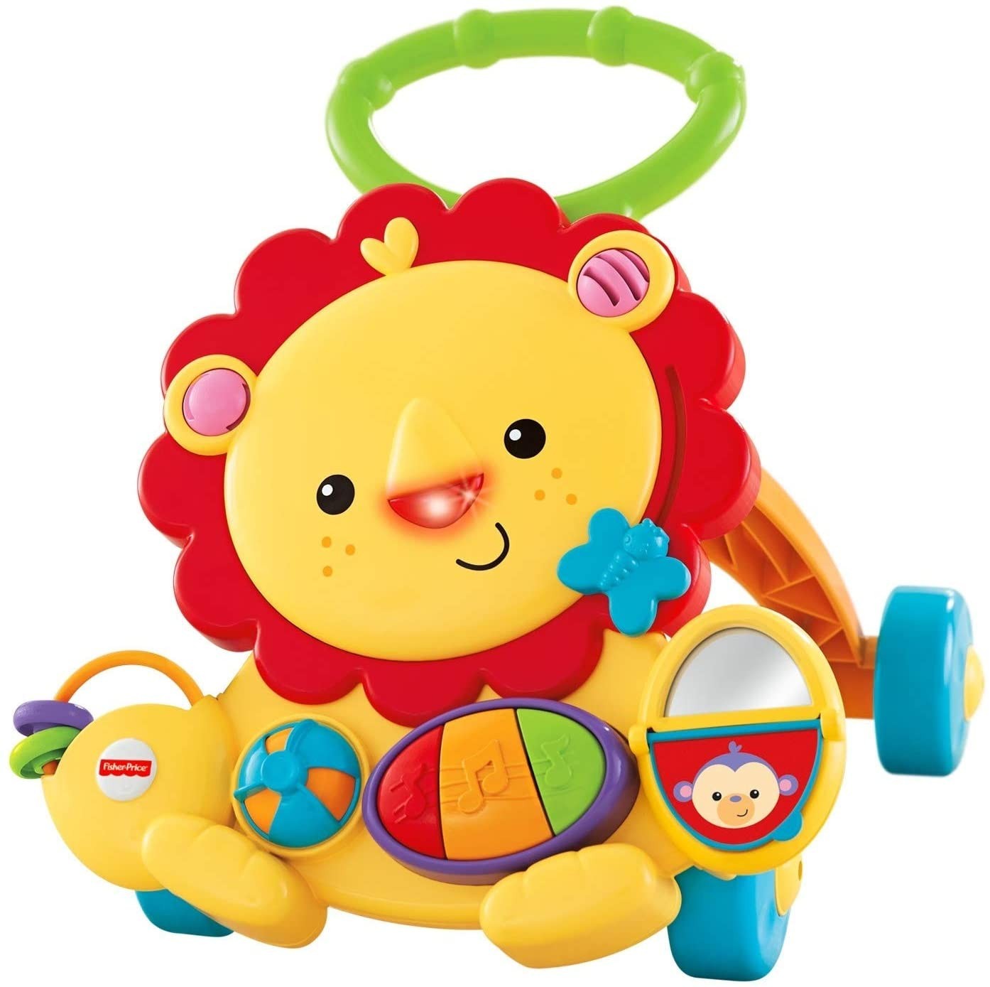 

Ходунки - толкатель Fisher-Price Musical Lion Walker Львенок со звуковыми эффектами (Y9854)