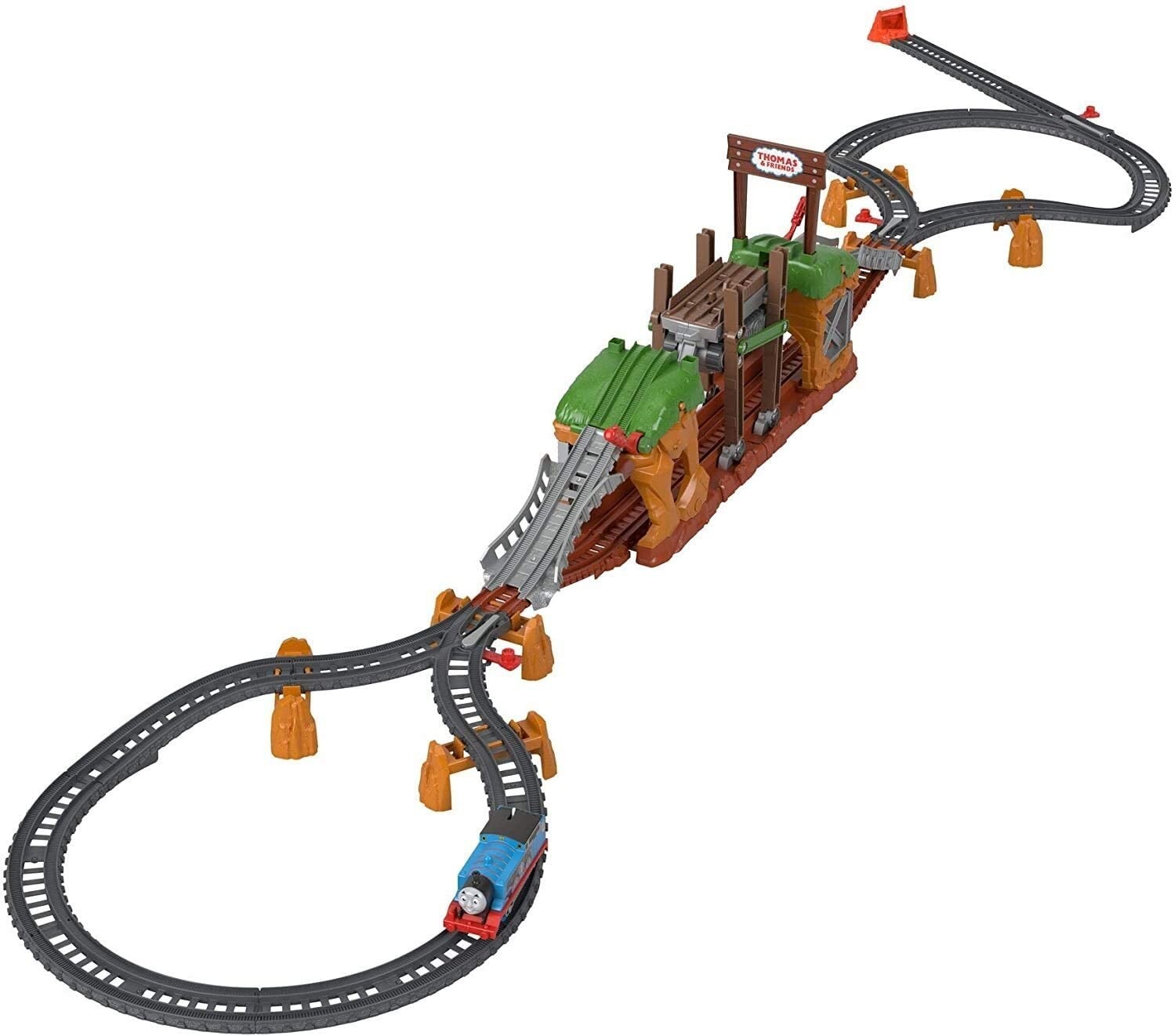 

Моторизованная железная дорога Fisher-Price Thomas & Friends TrackMaster Walking Bridge Разводной мост (GHK84)