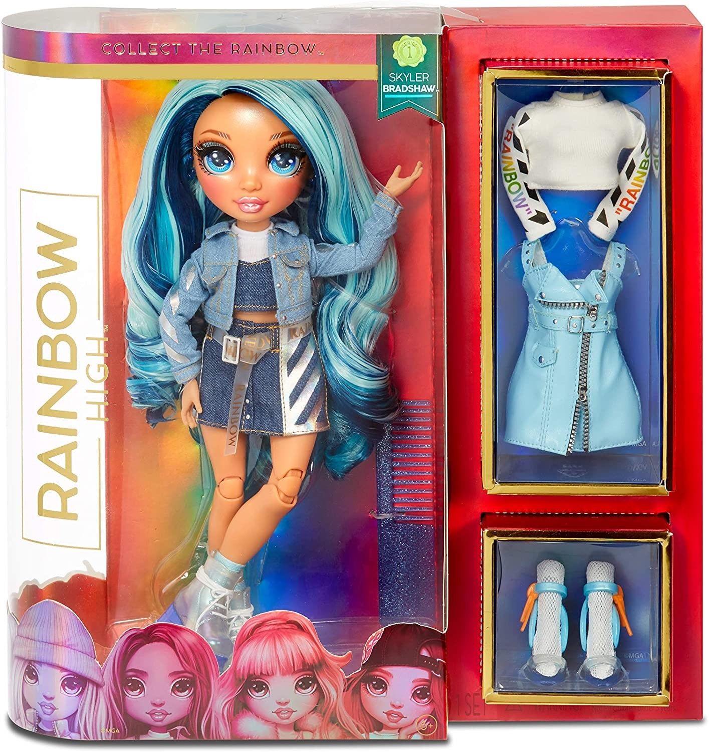 

Игровой набор с шарнирной куклой MGA Entertainment Rainbow High Skyler Bradshaw Скайлар с аксессуарами (569633E7C)