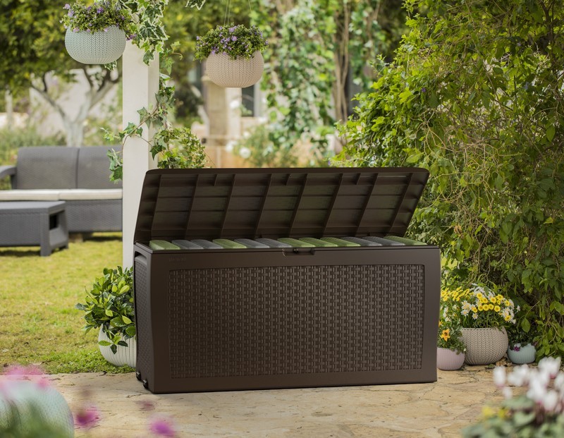 

Ящик для хранения Keter Samoa Rattan Box 270 л коричневый