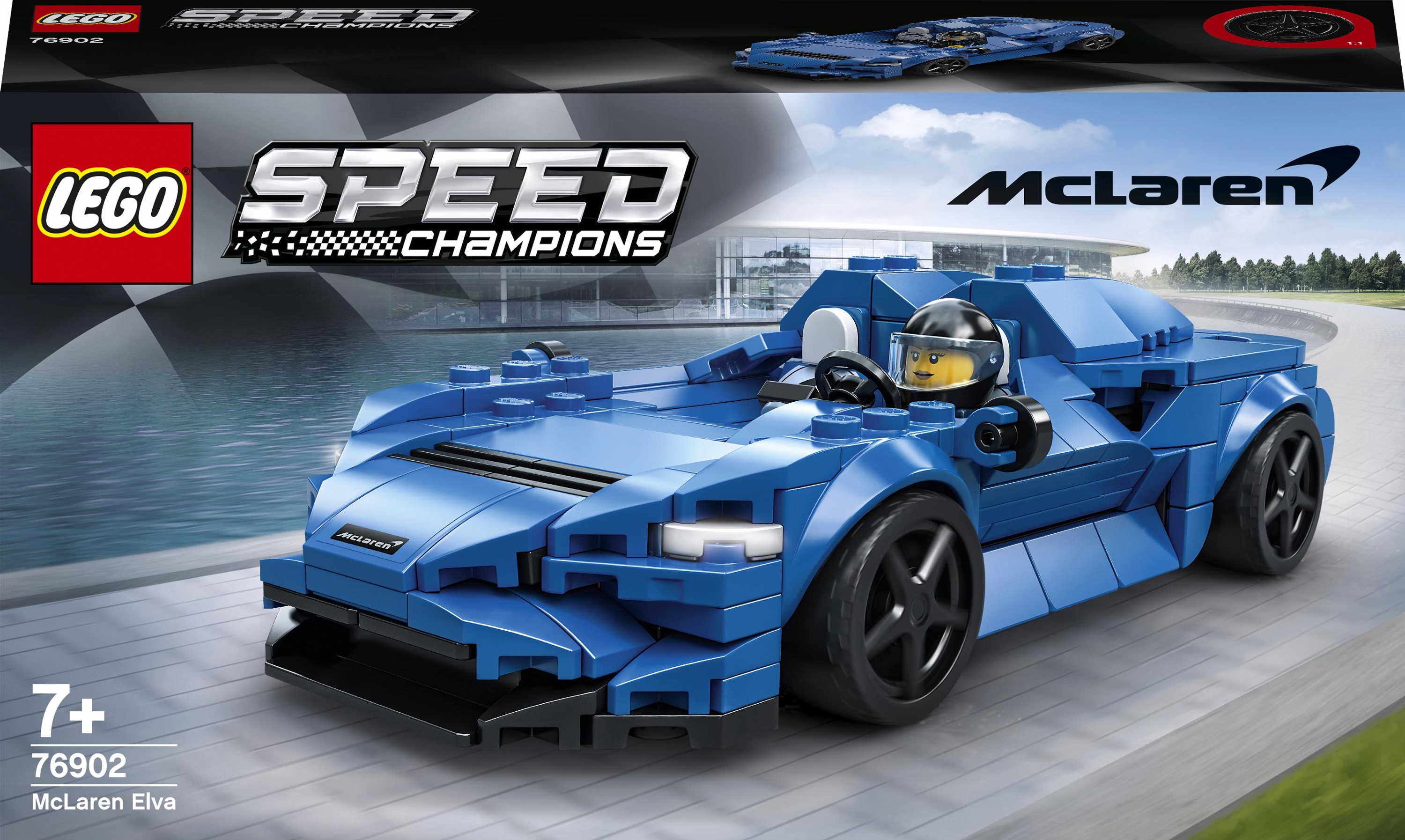 

Конструктор LEGO Speed Champions McLaren Elva 263 детали (76902)