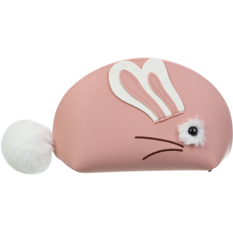 

Пенал ZIBI FUR RABBIT, 21x12x8 см, персиковий (декорований штучне хутро), KIDS Line ZB.702202