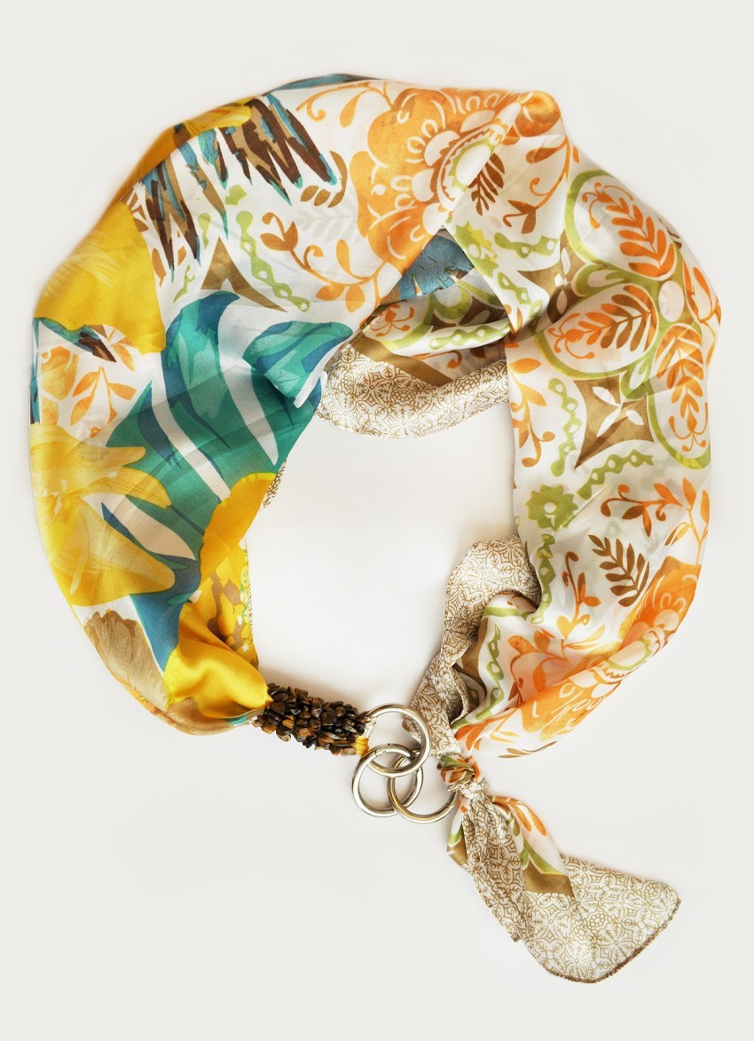 

Платок MyScarf "Песочные тропики" и натуральный камень