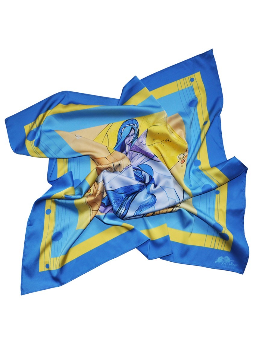 

Платок дизайнерский MyScarf "лесная мавка"