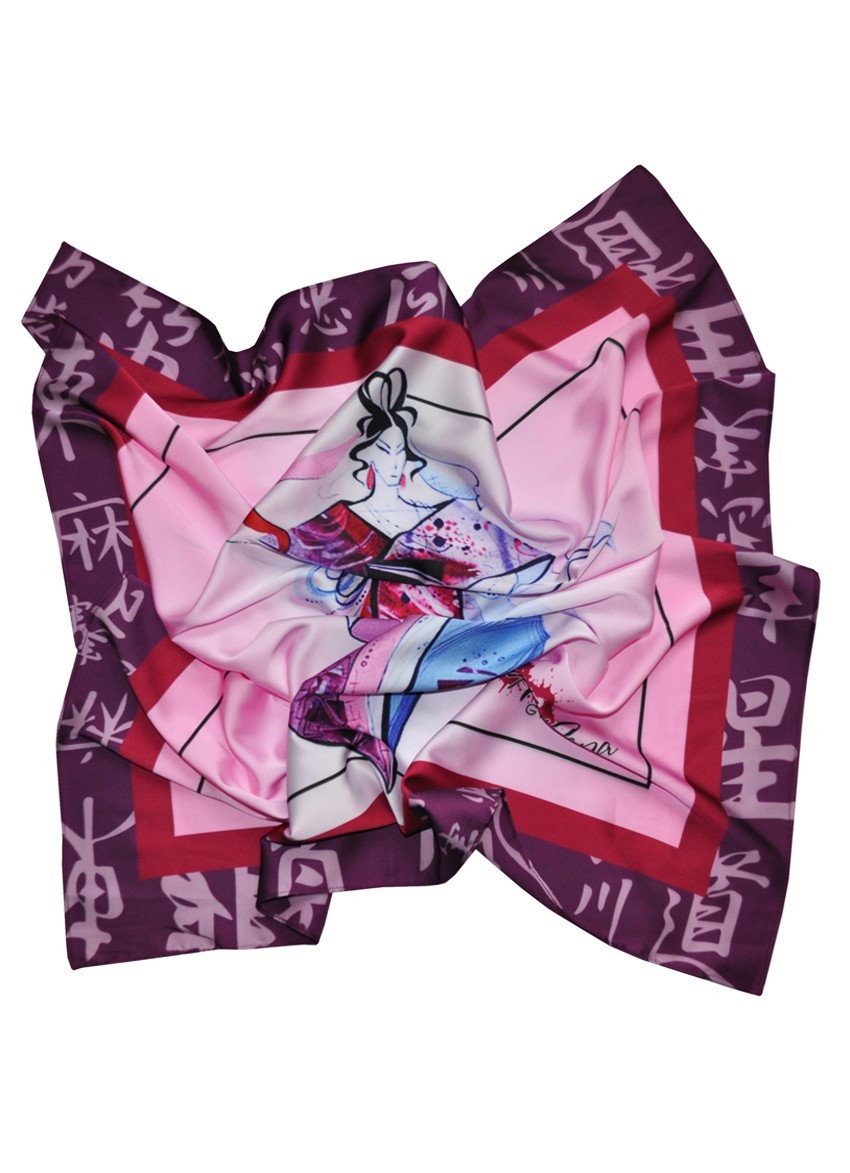 

Платок дизайнерский MyScarf "Японские мотивы"