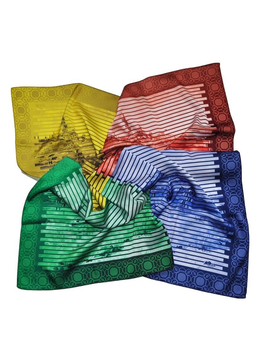 

Платок дизайнерский MyScarf "вид на Днепр"
