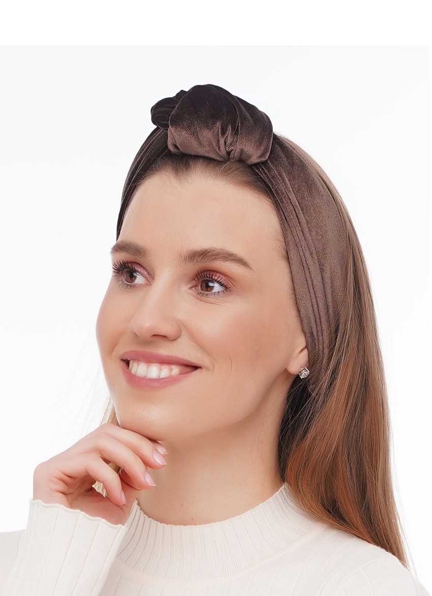

Тюрбан MyScarf  Шоколадный велюр, Тюрбан MyScarf one size Шоколадный велюр