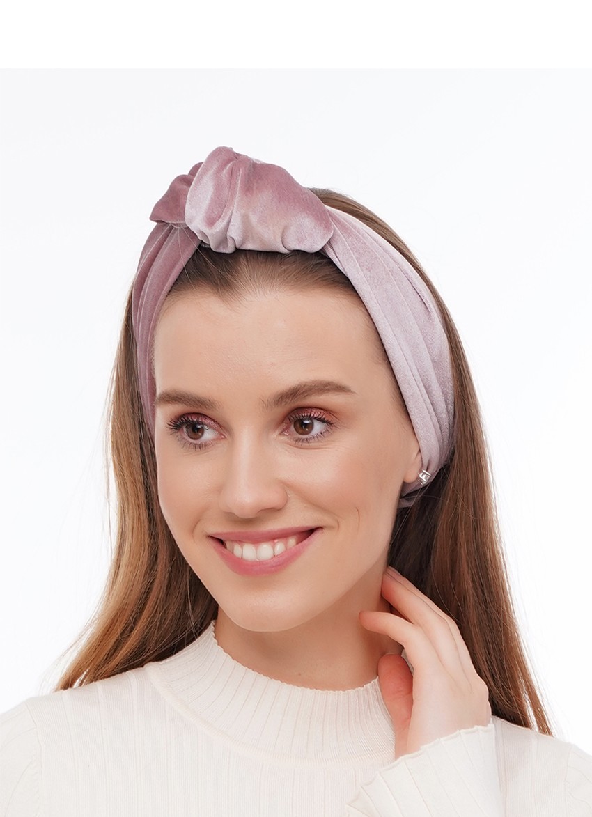

Тюрбан MyScarf  Розовый велюр, Тюрбан MyScarf one size Розовый велюр