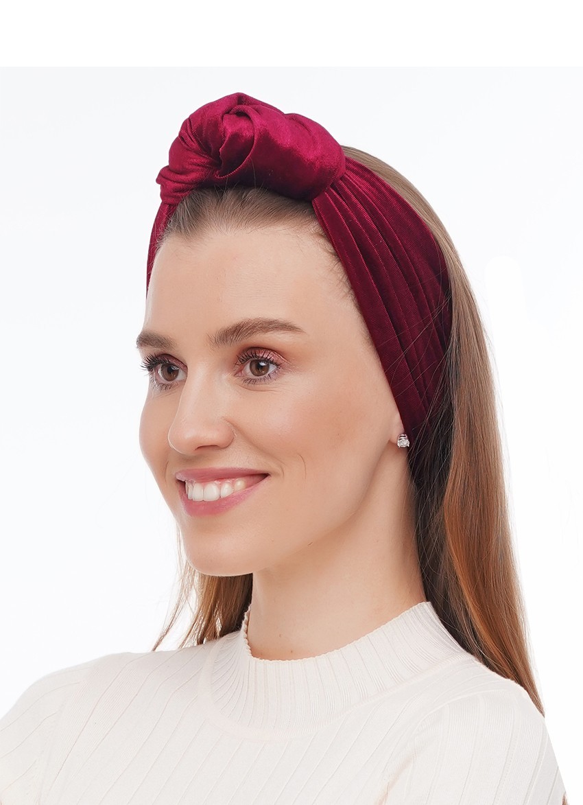 

Тюрбан MyScarf  Спелая вишня велюр, Тюрбан MyScarf one size Спелая вишня велюр