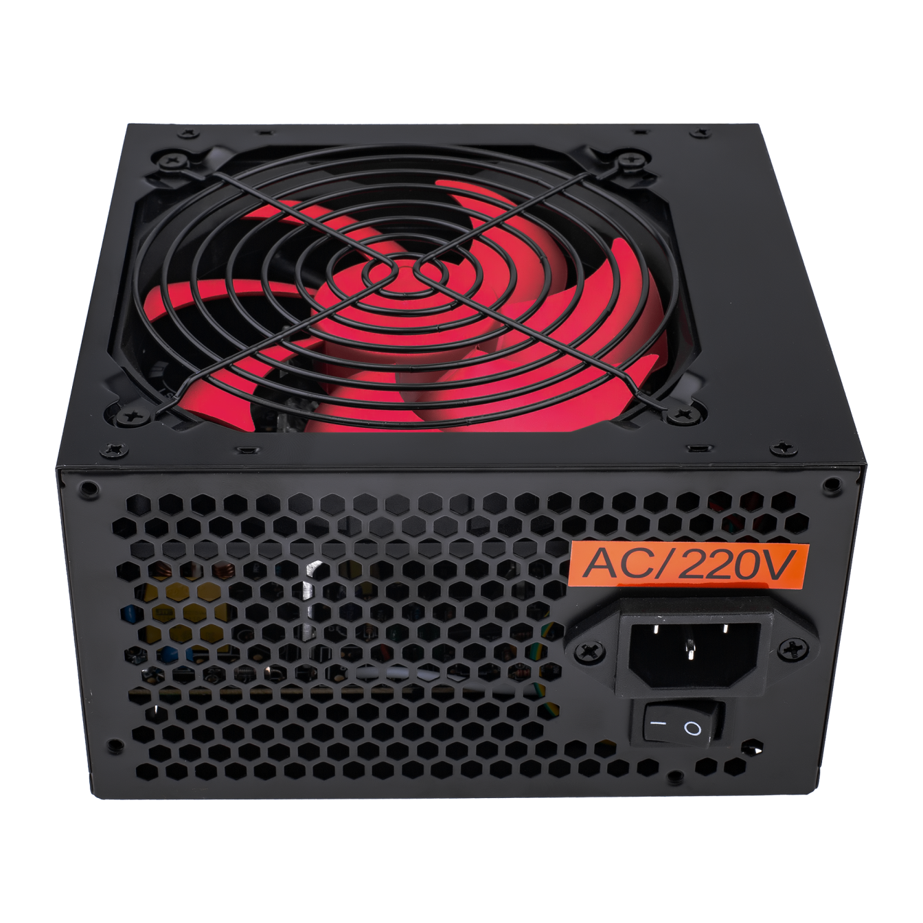 

Блок питания ATX-550W 12 см 4 SATA PCI BLACK без кабеля питания