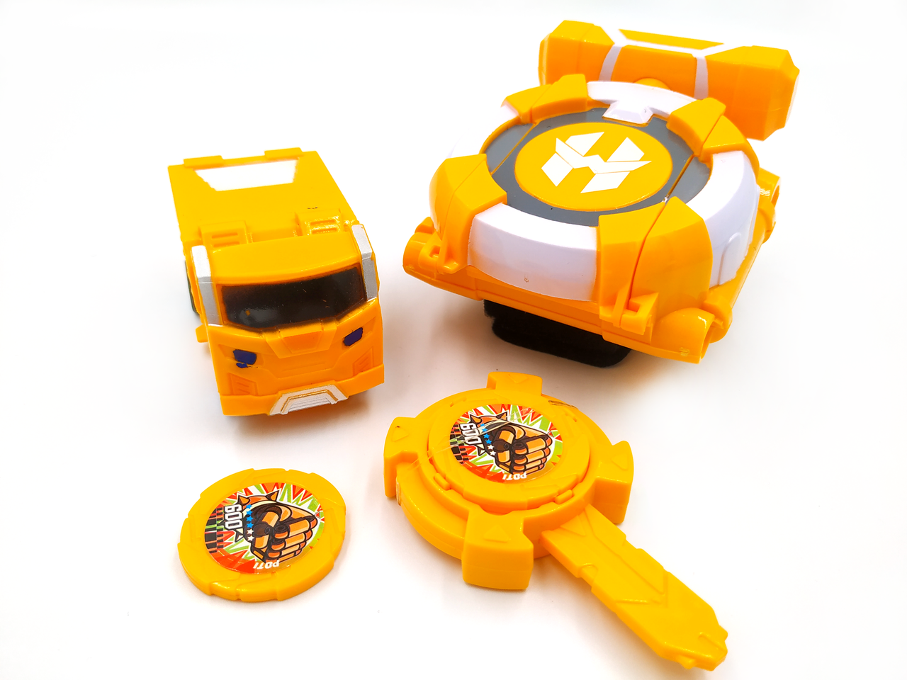 

Игрушка Лига Вотчкар (машинка Поти и Мару) + запускалка Watch Car желтый