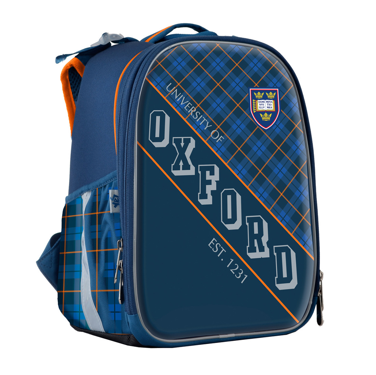 

Рюкзак школьный каркасный для мальчика YES H-25 Oxford Синий