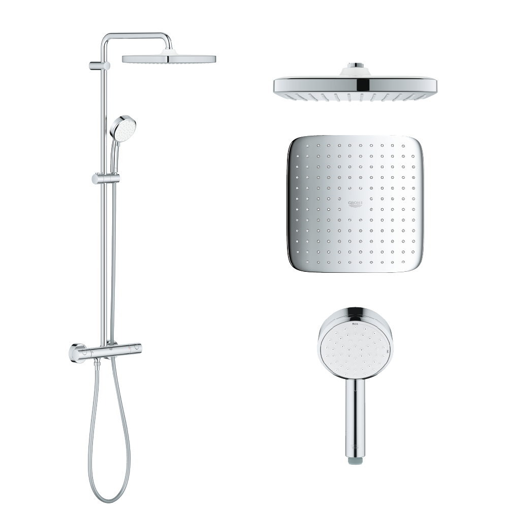 

Душевая система с термостатом GROHE Tempesta Cosmopolitan 26689000