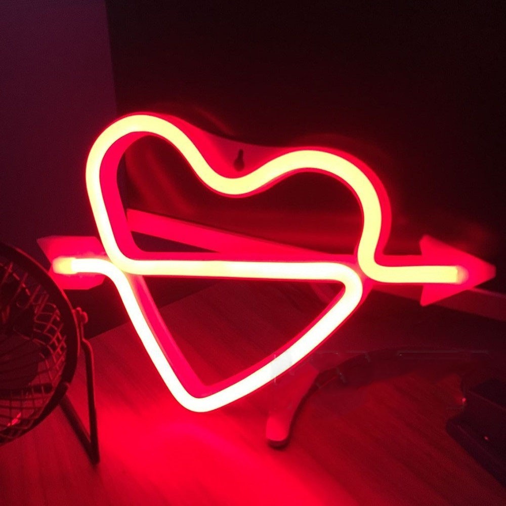 

Неоновый светильник LED Lights "Red Heart" Декоративная LED лампа "Красное сердце" Красный