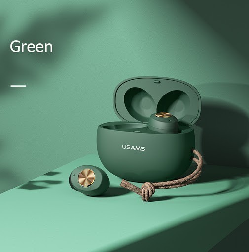 

Bluetooth-наушники Usams TWS Earbuds ES Series green