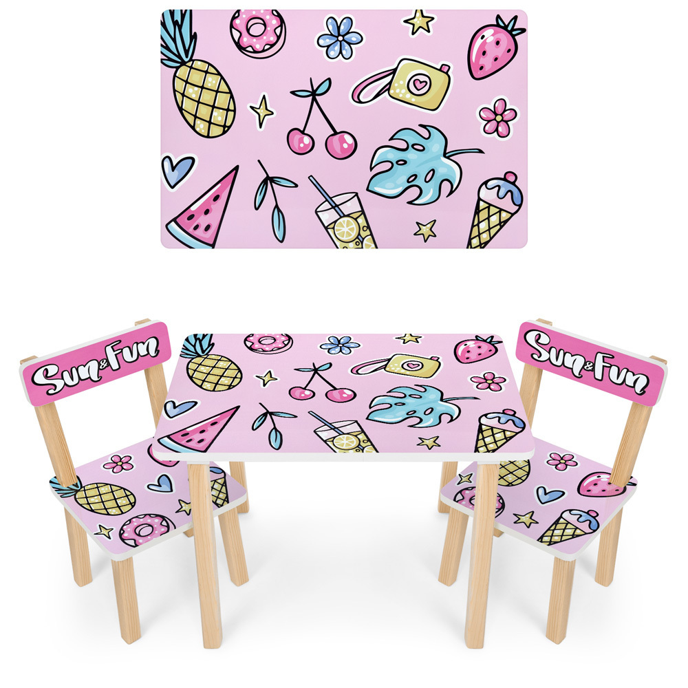 

Столик Bambi Девочки 501-130-2R Fruits Pink (501-130-2R)