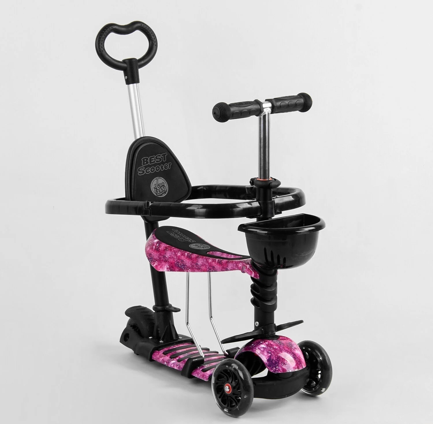 

Самокат 5 в 1 Best Scooter 5099 Black (5099)