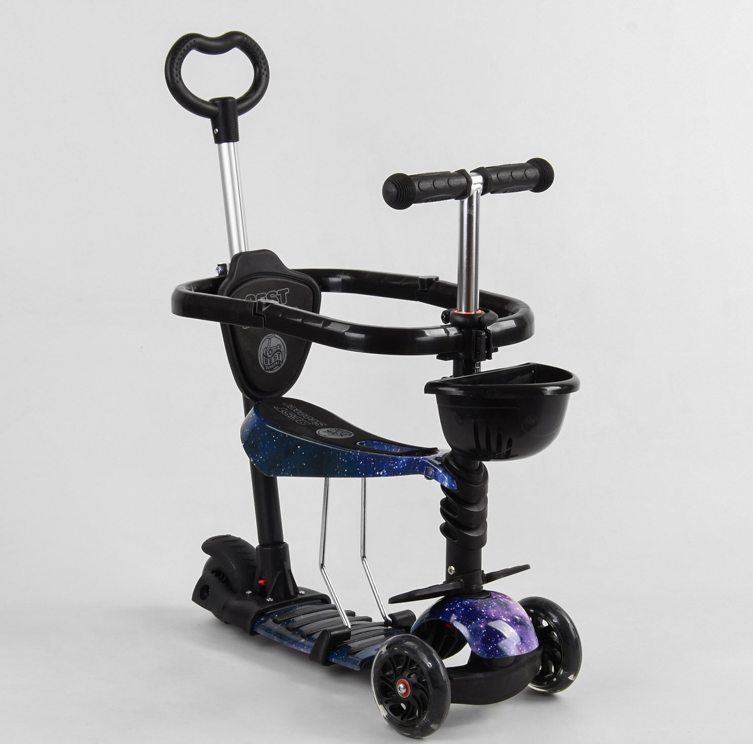 

Самокат 5 в 1 Best Scooter 3288 Black (3288)