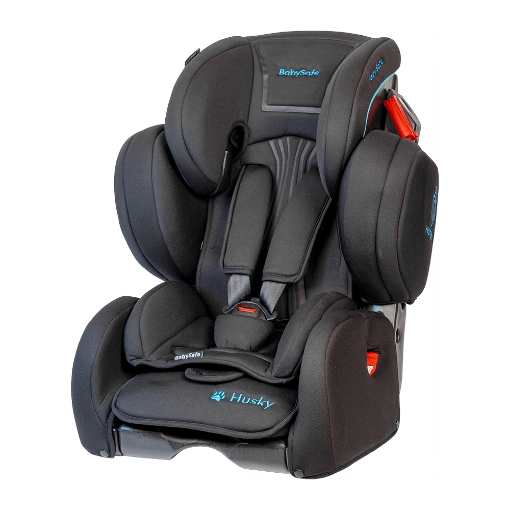 

Автокресло Baby Safe Husky группа 2-3 (15-36 кг) Черный с системой крепления Isofix и боковой защитой