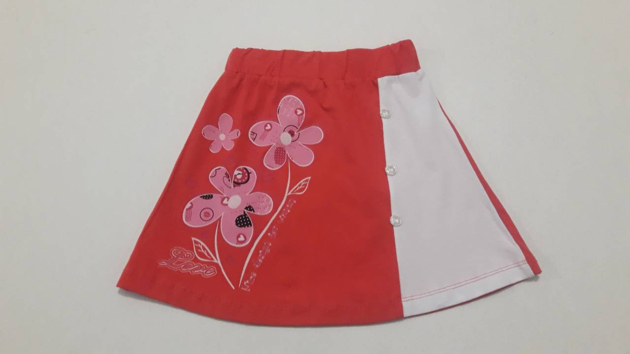 

Юбка Цветы Kids Klub 2664 104см (р) коралловый
