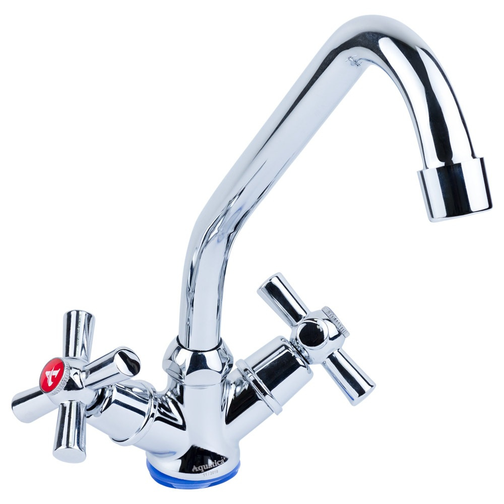 

Смеситель PM 1/2 для кухни эконом на гайке AQUATICA PM-1B157C