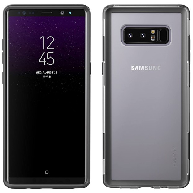 

​Противоударный чехол накладка Pelican Adventurer Samsung Galaxy Note 8 N950 clear/black