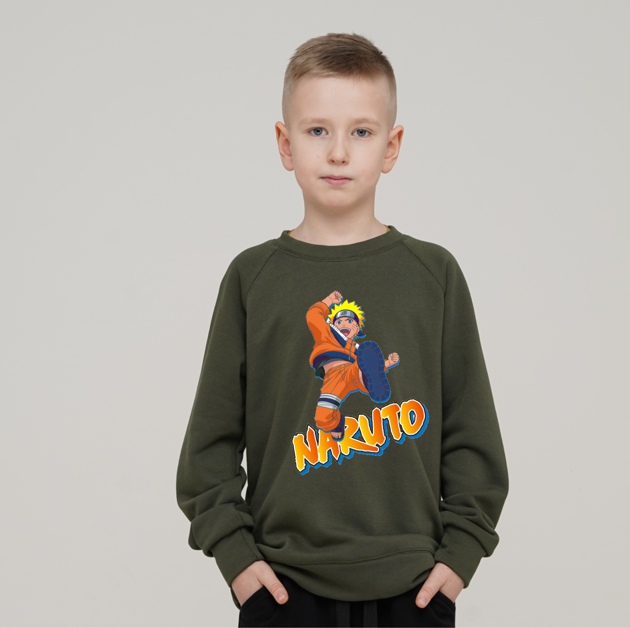 

Свитшот Демисезонный Наруто Naruto Аниме Хаки Размер 158