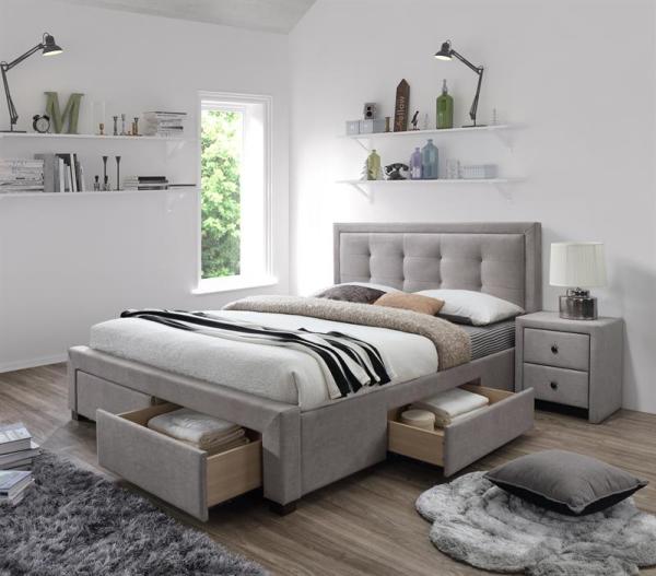 

Кровать Halmar EVORA 160х200 Бежевая