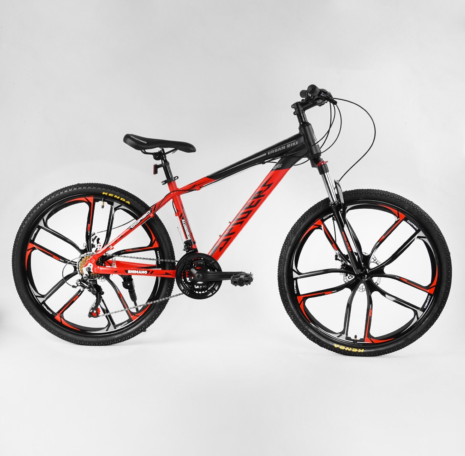 

Велосипед Corso Spider 26" Red Black (52273)
