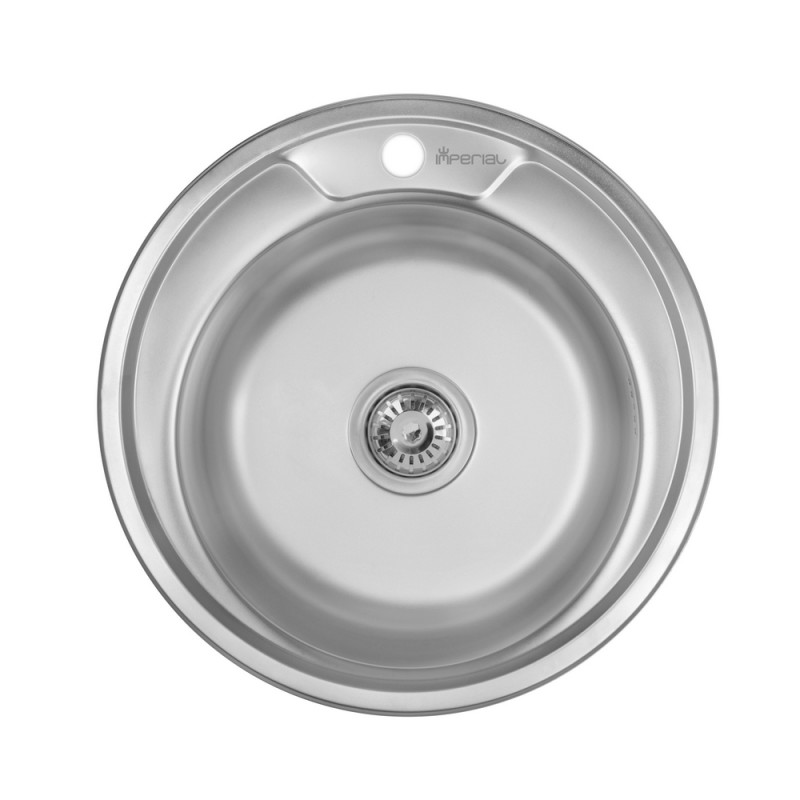 

Кухонная мойка Imperial 490-А (0,6мм) Decor