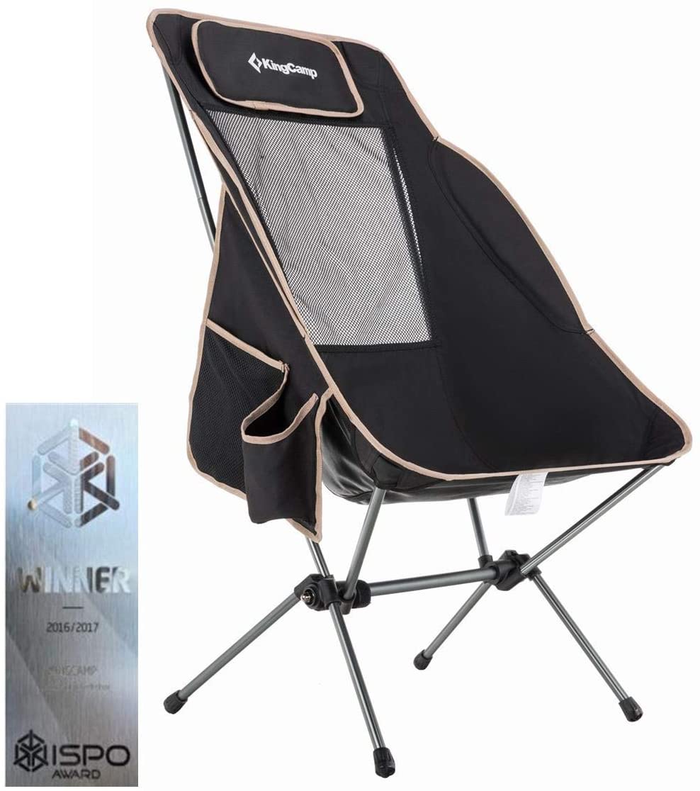 

Кресло KingCamp High-backed folding chair(KC3950) Black