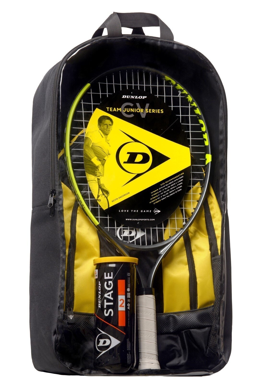 

Теннисный детский набор Dunlop CV TEAM JNR 21 G0 ( 4-6 лет)