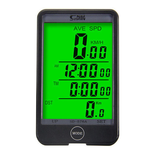 

Велокомпьютер Sunding SD-576C беспроводной с подсветкой экрана waterproof 32 функций 2.5 дисплей