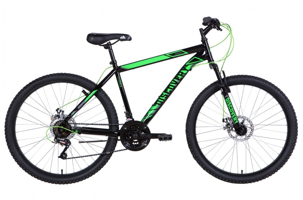 

Велосипед ST 26 Discovery RIDER AM DD 18 черно-зеленый 2021