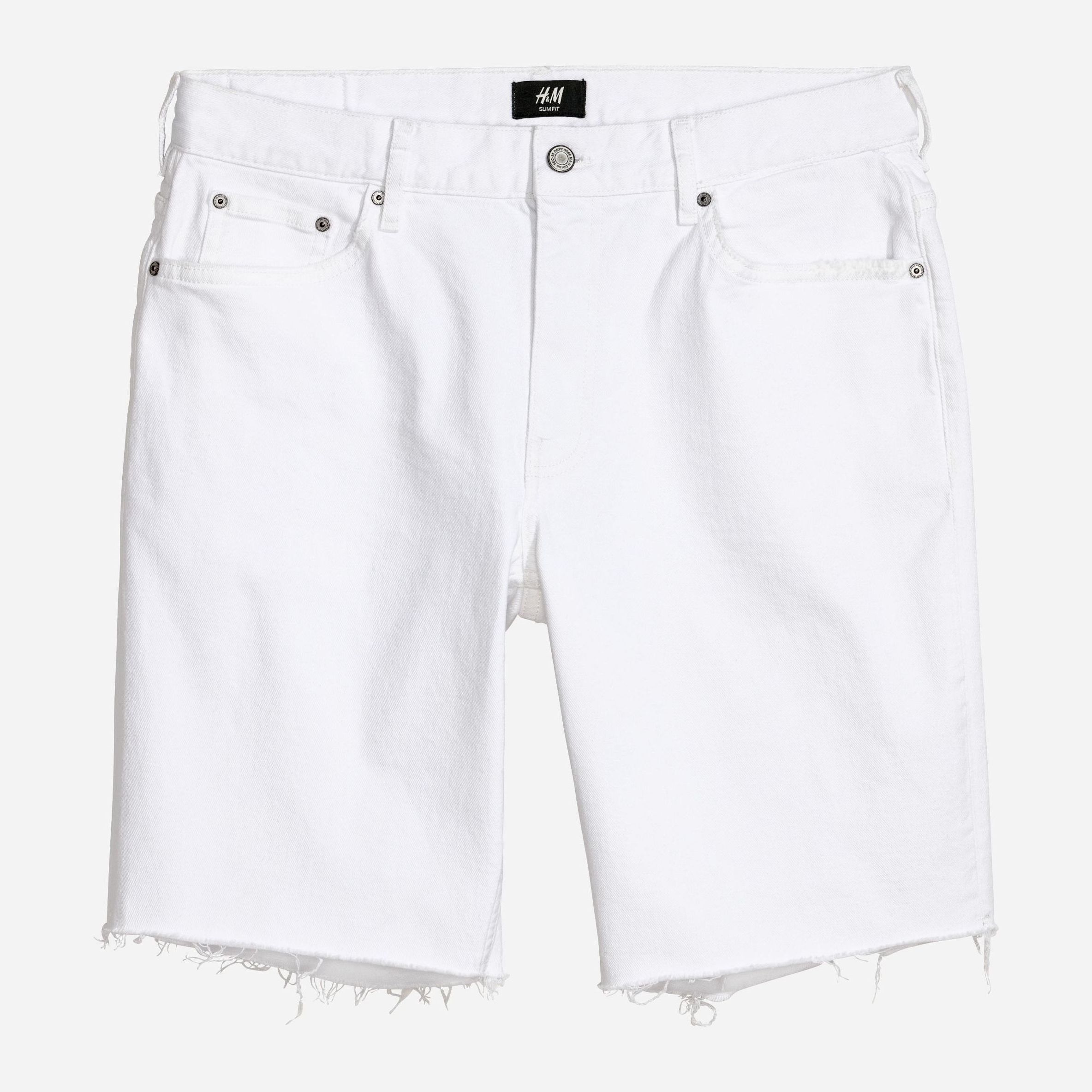 

Шорты джинсовые H&M 6024157-ACTS 38 Белые