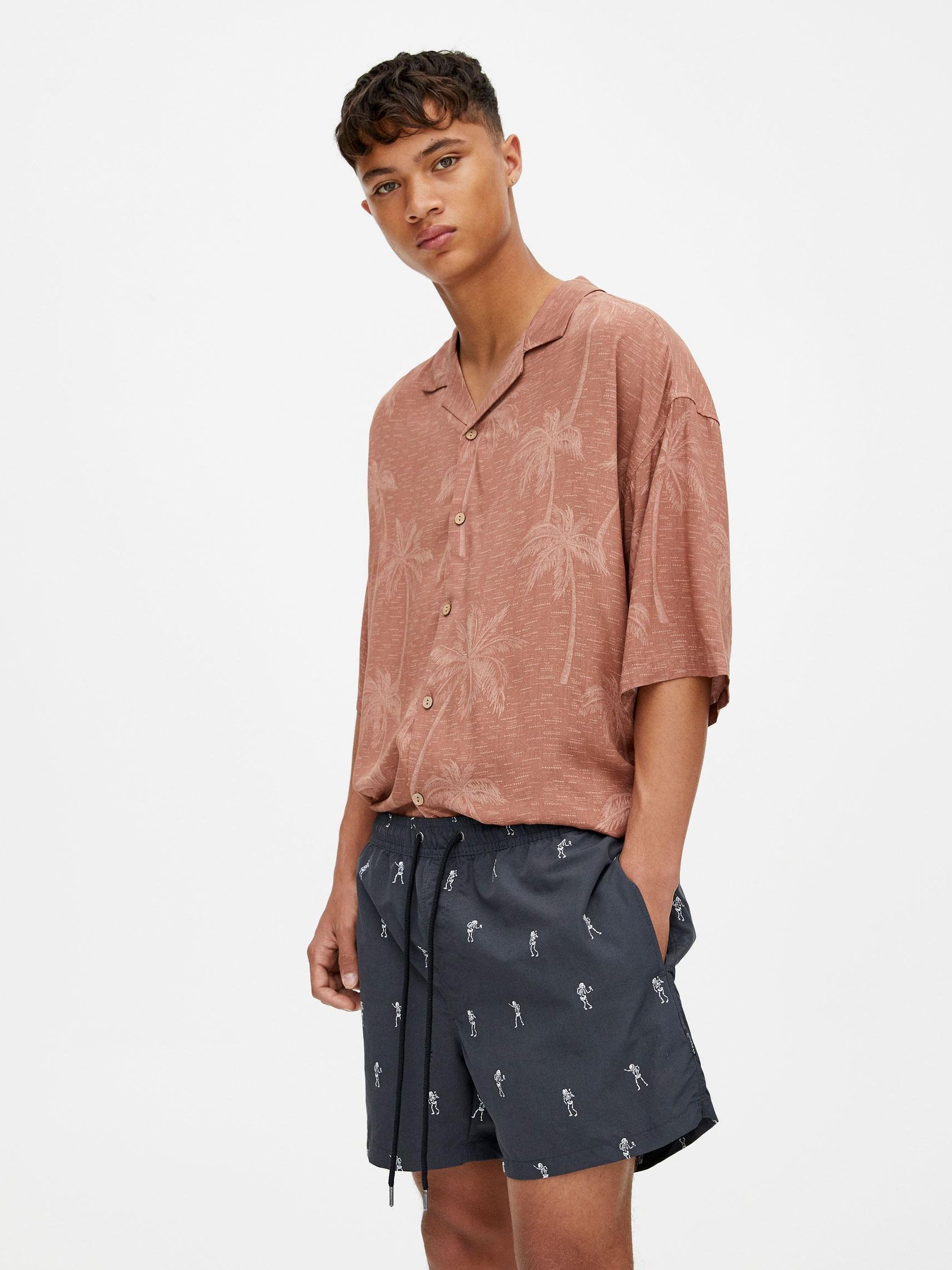 

Шорты Pull & Bear 5804/515/800-AASL 2XL Темно-серые