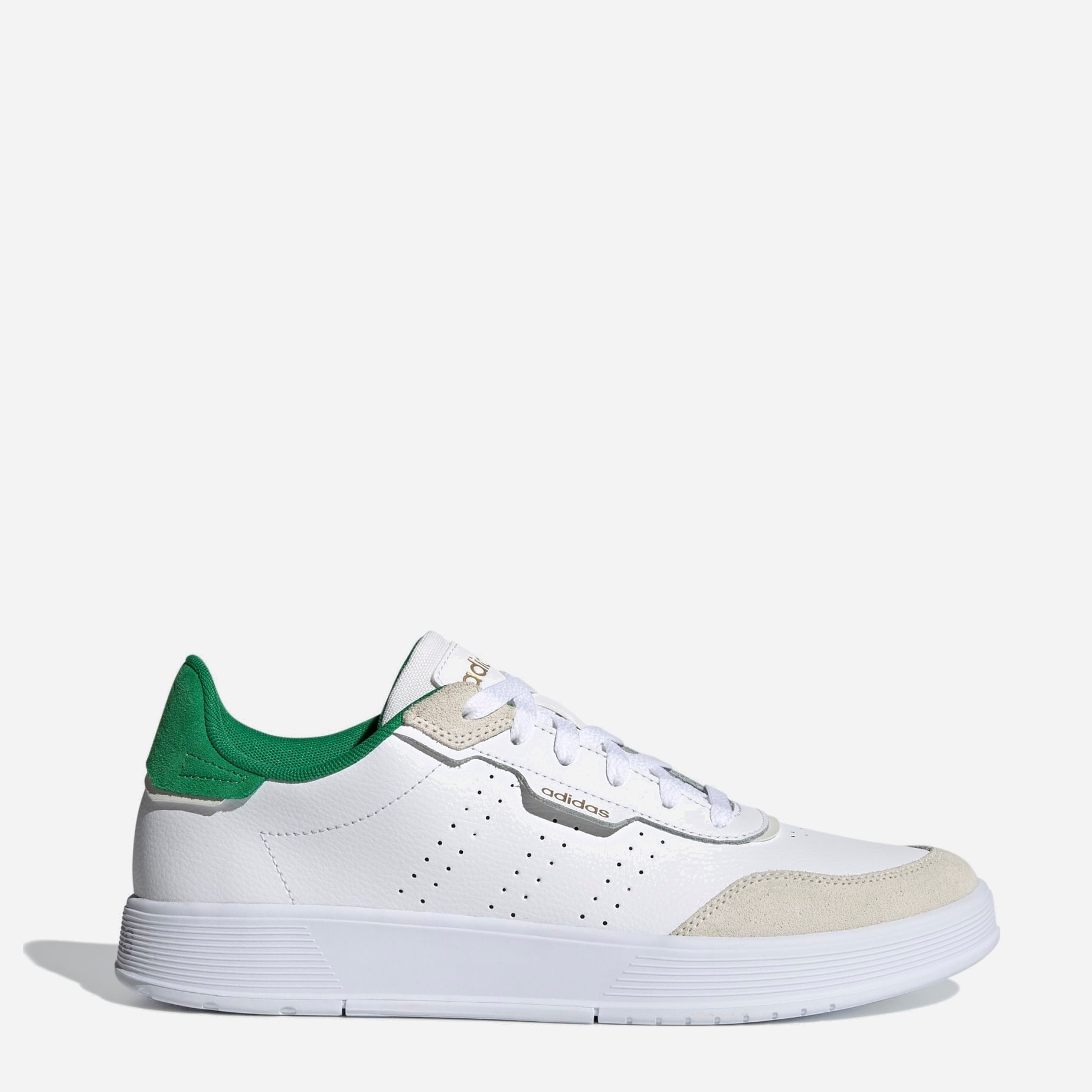 

Кеды Adidas Courtphase FY9660 40.5 (8) 26.5 см Ftwwht/Ftwwht/Green