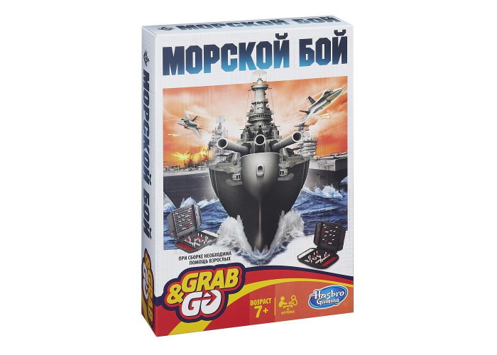 

Настольная игра Hasbro Морской бой. Дорожная версия (Battleship Travel) (В0995)