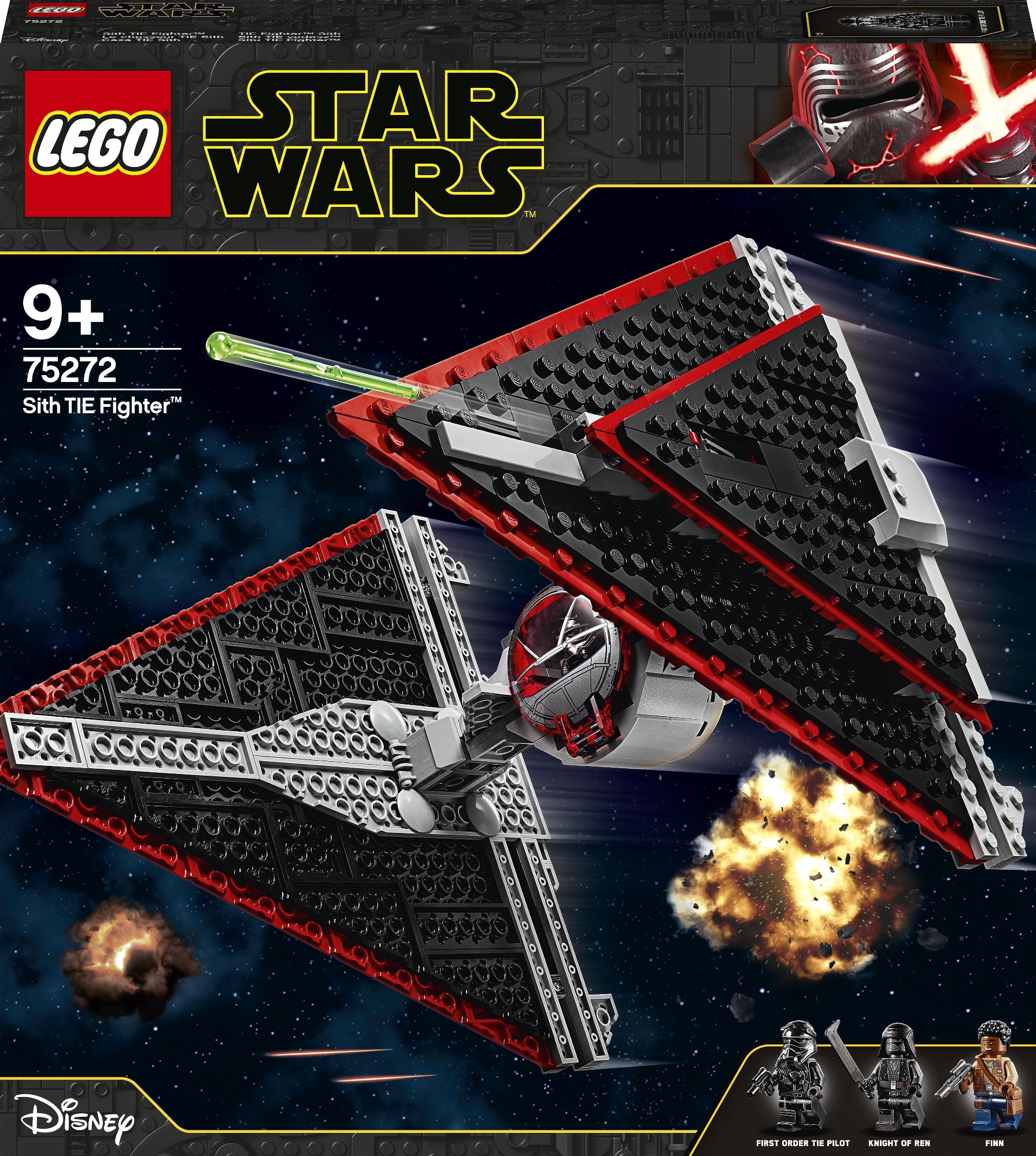

Конструктор LEGO Star Wars Истребитель СИД ситхов 470 деталей (75272)