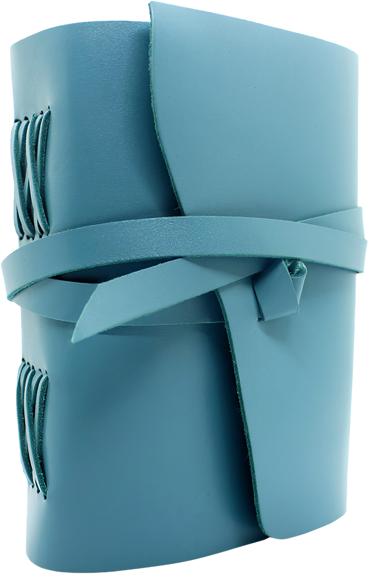 

Кожаный Блокнот записная книга B6 женский Comfy Strap в линию ручной работы из кожи Кайзер Бирюзовый
